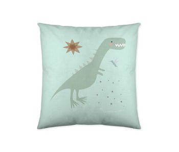 Funda de cojin vacio jurasic verde 40x40 cm