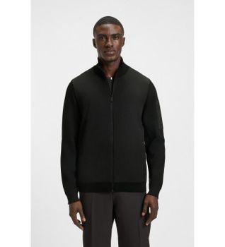 BOSS para hombre. 50541951 Chaqueta Momentum negro (XXL), Casual, Poliéster