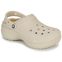 crocs zuecos classic platform lined clog w para mujer