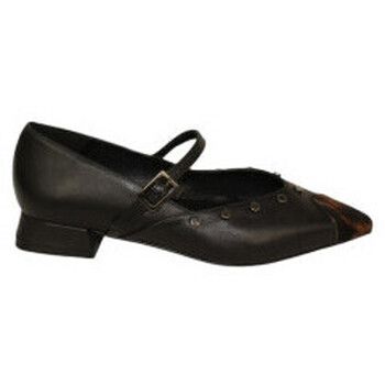 Felmini Bailarinas mercedes tacon 3 puntera print lince para mujer