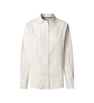 Pepe Jeans para mujer. PL3051405 Camisa Bain beige (S), Casual, Algodón, Manga larga