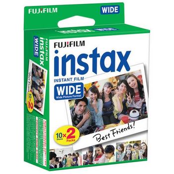 Fujifilm PELICULA INSTAX WIDE GLOSSY PACK 20