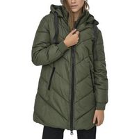 jdy abrigo de plumas padded para mujer