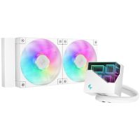deepcool lt240 white argb kit de refrigeracion liquida 240mm blanco