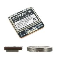 modulo gps rushfpv gnss pro ubx nmea m10 con antena de ceramica integrada y brujula 5883 para aviones y coches rc carre