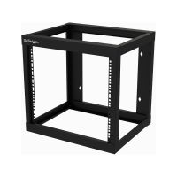 rack mural startechcom 9u abierto 19 pulgadas 2 columnas