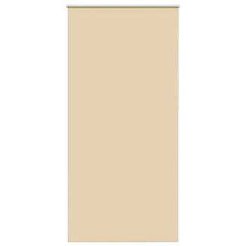 Estor Enrollable Opaco Beige 95x210 Cm Tela Ancho 95x130 Cm Vidaxl