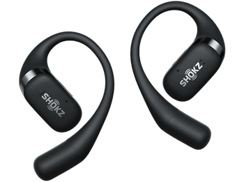 Auriculares True Wireless - Shokz OpenFit 2, 48 h Autonomía, Open-Ear, Resistencia al agua IP55, Micrófono con cancelación de ruido, Negro