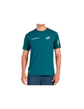 Camiseta de pádel Bullpadel Paquito 25I 053 Hombre Verde Oscuro