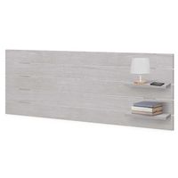 dhome cabecero con estantes de madera reciclada dm colgante pared estilo palet horizontal 160x46cm cama vintage nordico 160cm artico