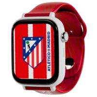 savefamily plus smartwatch ed atletico de madrid blanco correa silicona roja no incluye sim