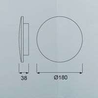 aplique led bora bora ii 12w