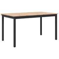 mesa de comedor natural 150 x 90 x 75 cm madera de pino macizo vidaxl