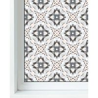 panorama vinilo ventanas gris 120x200cm baldosa modelo oriental