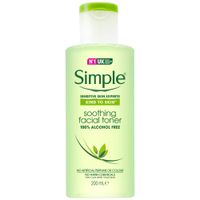 simple kind to skin soothing facial toner
