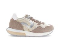 zapatillas de running de terciopelo con inserciones de ante taupe 41