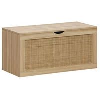 baul mueble auxiliar bong  color pino 80x40x40 cm