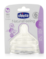 chicco tetina doble step up3 silicona 6m