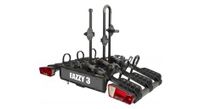 buzz rack  eazzy 3 portabicicletas de enganche 13 clavijas   3 bicicletas negro