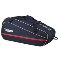 raquetero wilson 6pk team racket bag 2025 azul oscuro