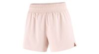 pantalon corto salomon shkout easy 4in beige  mujer