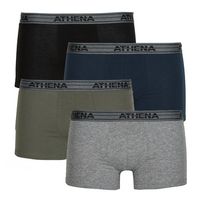 athena boxer basic coton pack de 4 para hombre