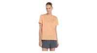 maillot de manga corta new balance sport essentials naranja  mujer