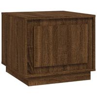 mesa de centro 50x51x44 cm madera - marron