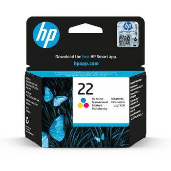 HP 22 Tri-Colour Original Inkjet Print Cartridge