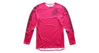 camiseta de manga larga sprint ultra rosa  p de troy lee designs  p