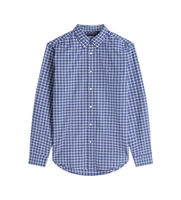 tommy hilfiger para hombre mw0mw38578 camisa seasonal pattern azul s casual algodon manga larga