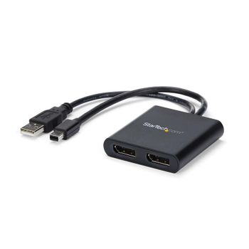 Divisor de Vídeo StarTech Mini DisplayPort a 2x DisplayPort 4K MST