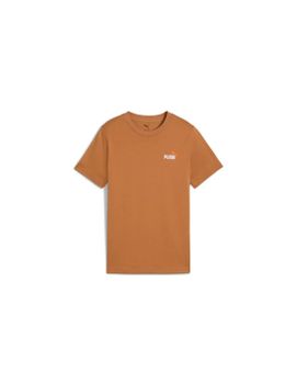 Camiseta Puma Essentials 2 Color Small No Melted Caram Infantil