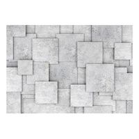 papel pintado 3d - concrete abyss 150x105 cm