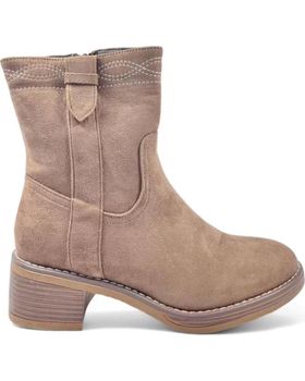 de TIMBOS BOTIN TACON DE MUJER TAUPE 130623 VERDE