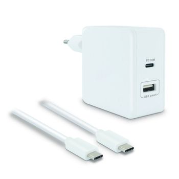 Metronic Cargador USB-C 42W Blanco