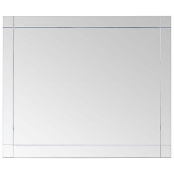 Espejo De Pared Vidrio 80x60 Cm Vidaxl