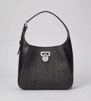 lauren ralph lauren para mujer 431966751002 bolso tanner negro osfa casual rafia