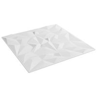paneles de pared 48 uds 50 x 50 cm blanco espuma xps vidaxl