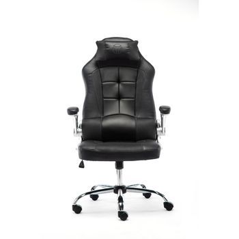 Momo Design Md-gc003off-k Silla Para Videojuegos Silla Para Videojuegos De Pc Asiento Acolchado Negro