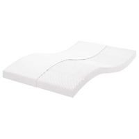 colchon de espuma de 7 zonas dureza 20 ild blanco 120x210 cm vidaxl
