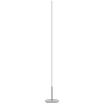 Lámpara de pie 20x20x150 cm plata