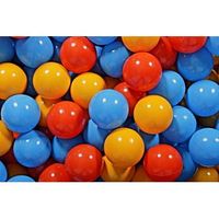 meowbaby juego de bolas de plastico 300 piezas naranjaamarilloazul