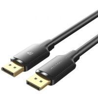 cable displayport vention hakbh 2m 4k60hz negro contactos dorados 30awg