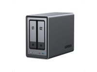 servidor nas - ugreen dxp2800 hdd capacidad 64tb memoria 8gb 2 bahias procesador intel n100 negro