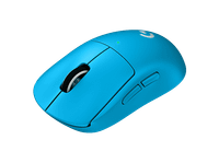 raton gaming - logitech g pro x superlight 2 lightspeed inalambrico-usb 440000 ppp pc botones personalizables interruptores hibridos cyan