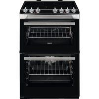 zanussi zci69060xe 60 cm electric induction cooker - black  stainless steel stainless steel