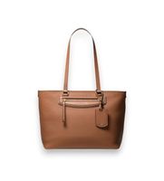 michael kors para mujer 30s6gtvt2l bolso tote jet set travel mediano de piel granulada marron osfa casual