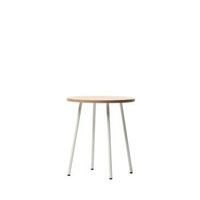 mesa auxiliar melamina klast home nordico 45 x 50 cm - natural