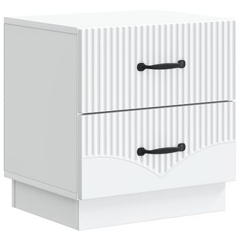 Armario De Noche 43 X 34,5 X 44,5 Cm Madera De Ingeniería Vidaxl